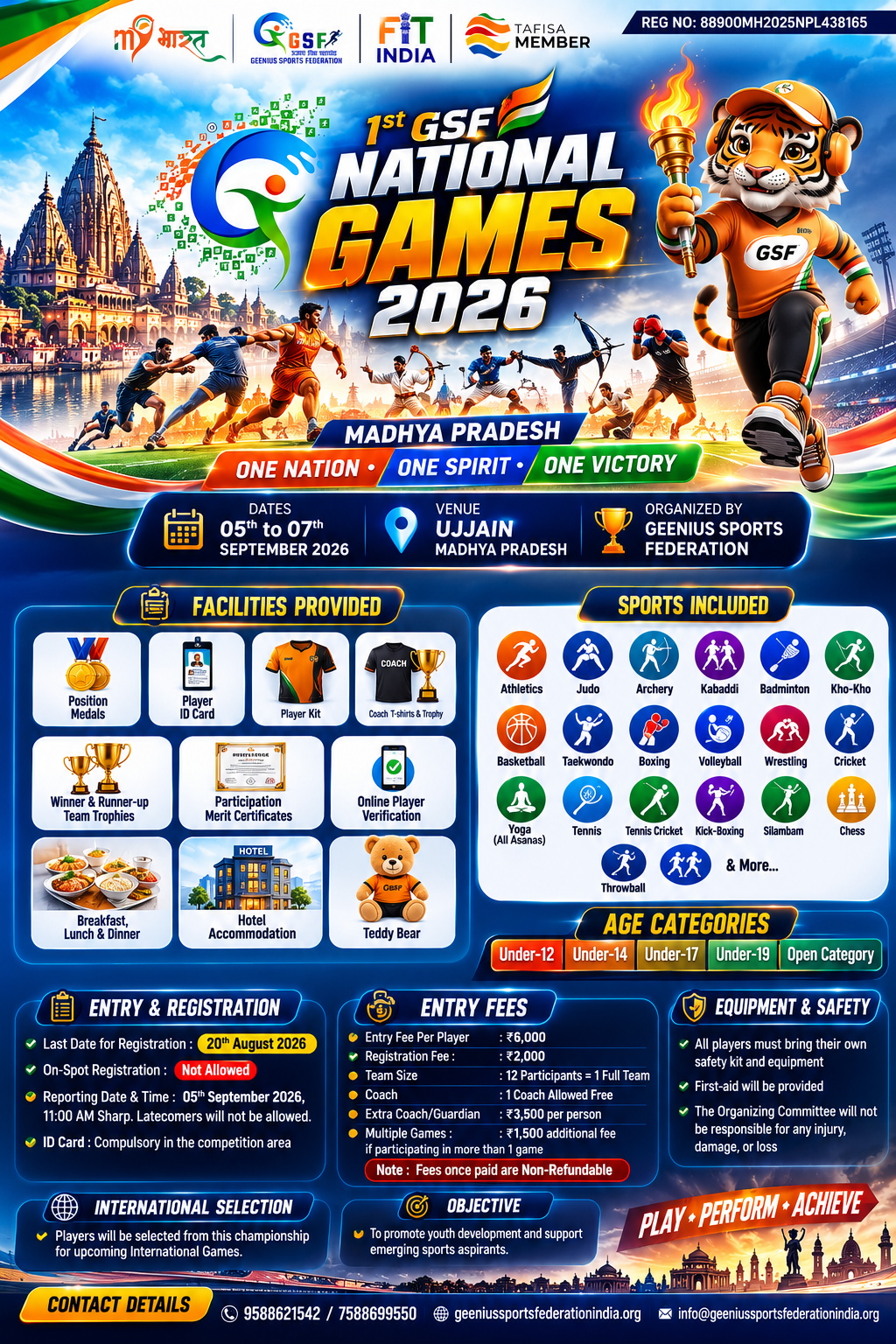 1st GSF NATIONAL GAMES 2026